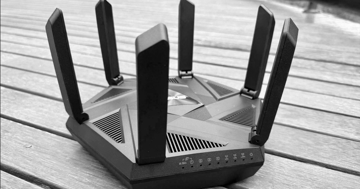 Infected router network diagram