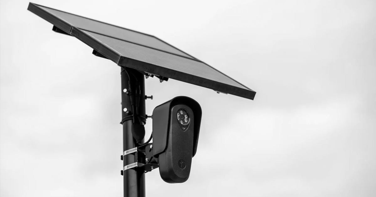 Flock automated license plate reader camera