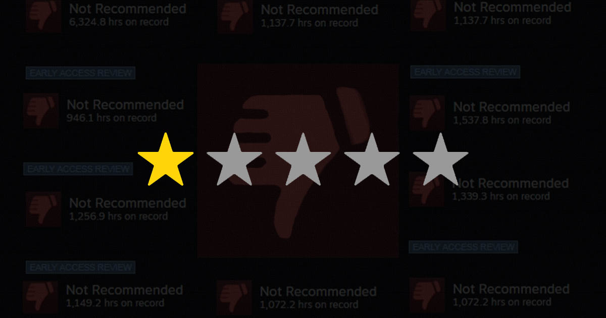 One star Google review flood on phone screen